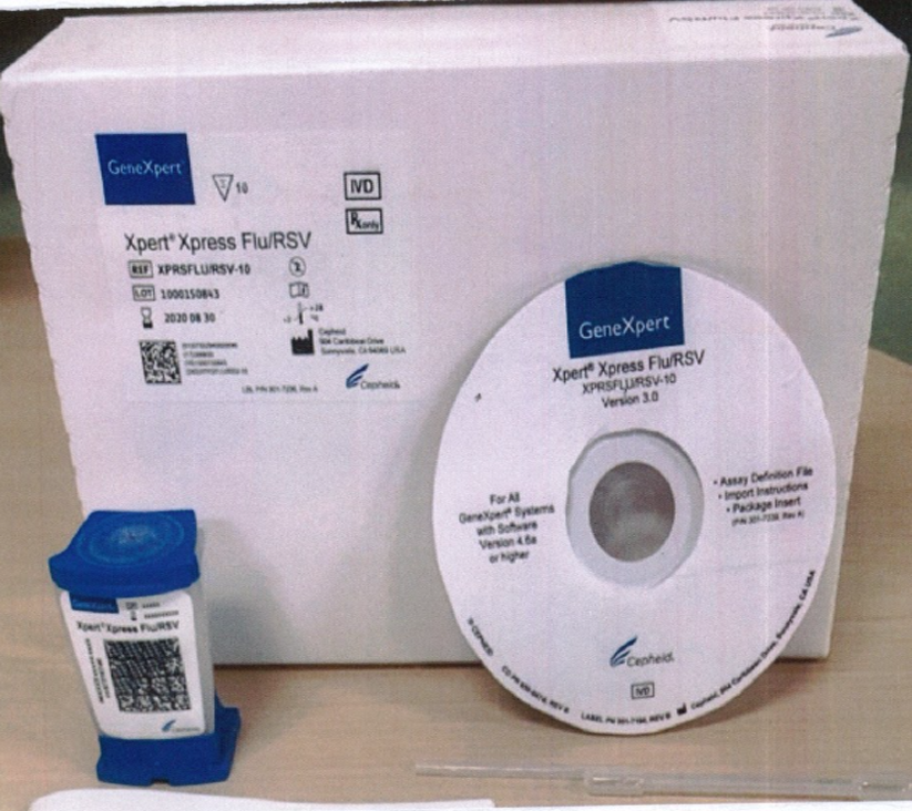 艾斯柏特流行性感冒病毒暨呼吸道融合病毒快速檢測試劑組Xpert